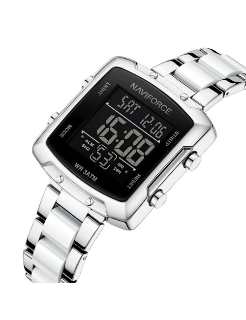 Reloj Naviforce Original Nf5057 Digital Mujer + Estuche