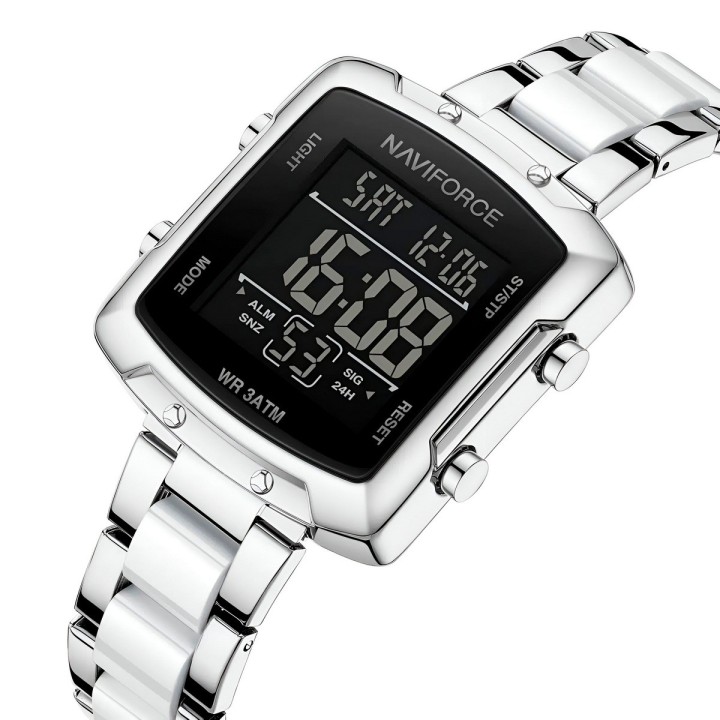 Reloj Naviforce Original Nf5057 Digital Mujer + Estuche
