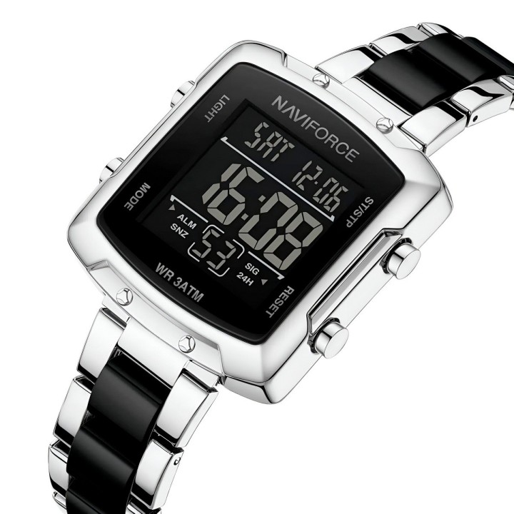 Reloj Naviforce Original Nf5057 Digital Mujer + Estuche