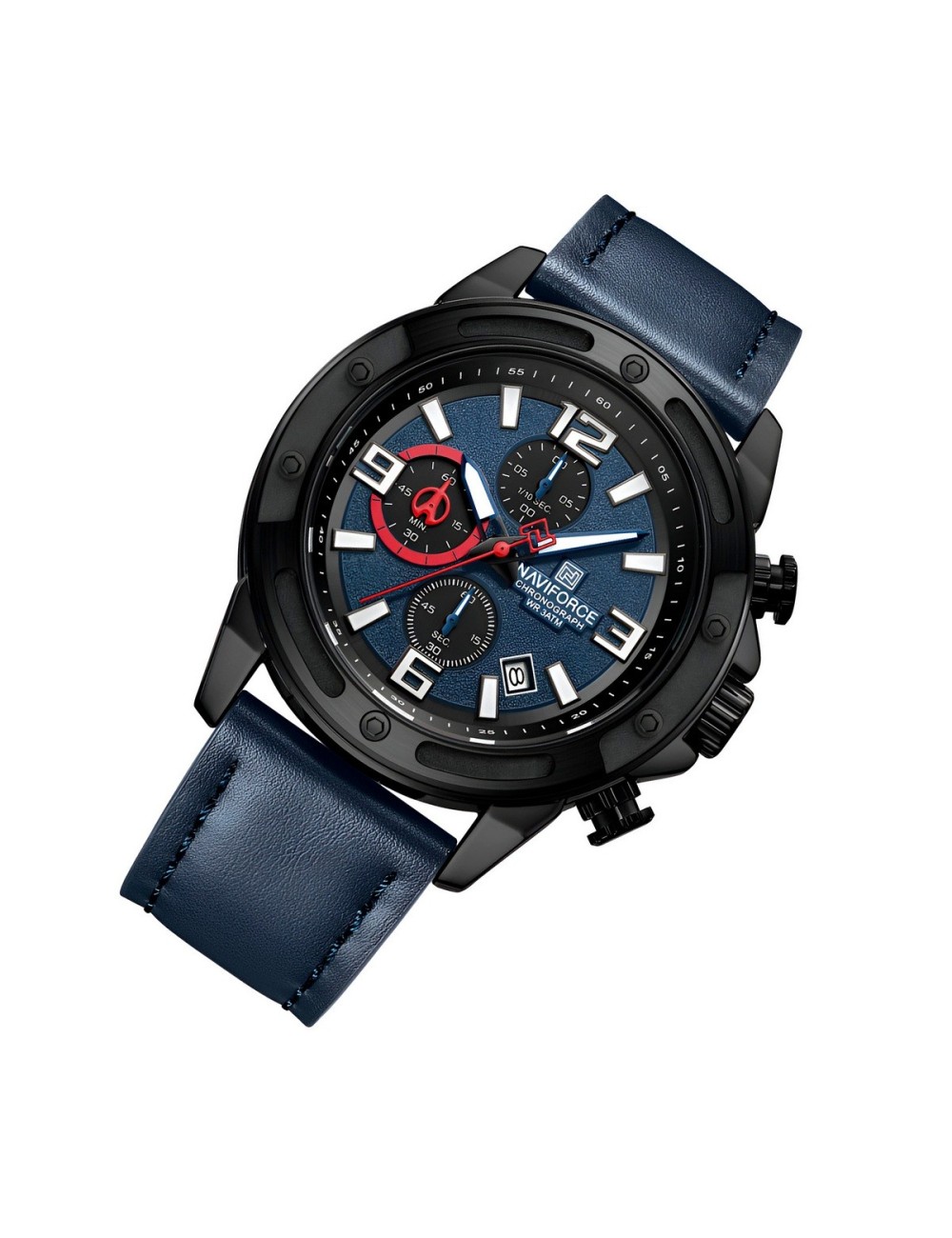 Reloj Naviforce Original Nf8074 Analogo Hombre + Estuche