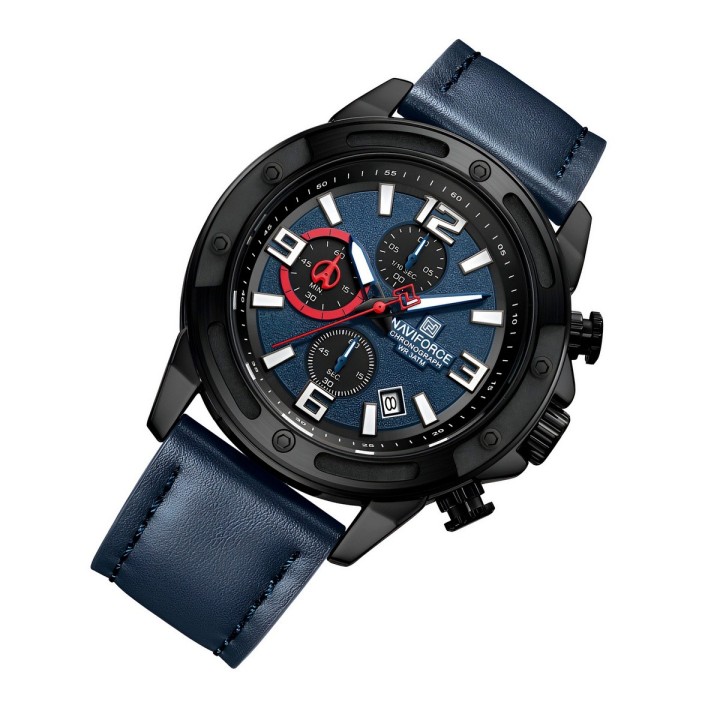 Reloj Naviforce Original Nf8074 Analogo Hombre + Estuche