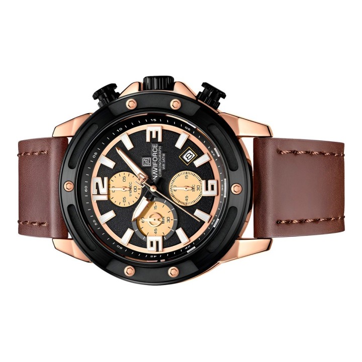 Reloj Naviforce Original Nf8074 Analogo Hombre + Estuche