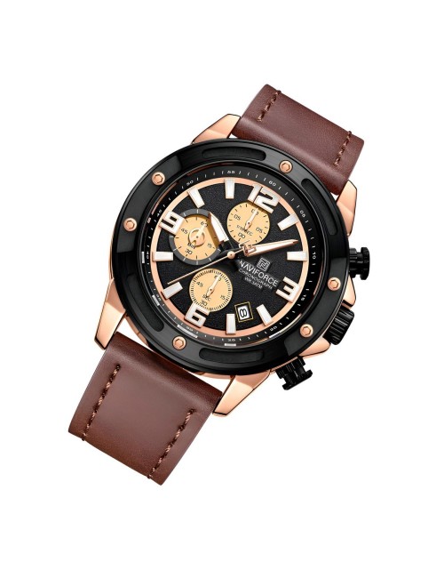 Reloj Naviforce Original Nf8074 Analogo Hombre + Estuche