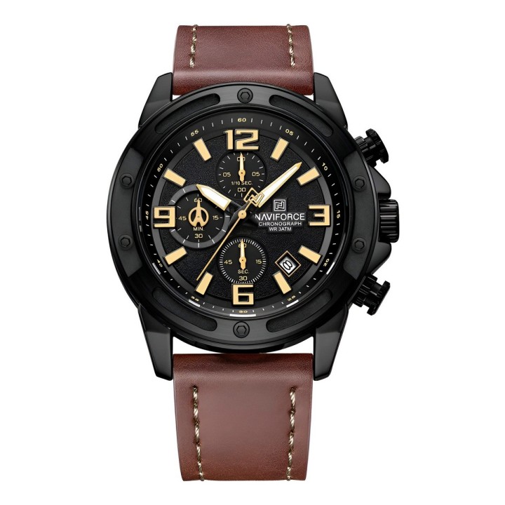 Reloj Naviforce Original Nf8074 Analogo Hombre + Estuche