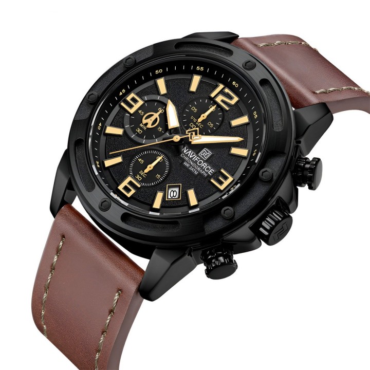 Reloj Naviforce Original Nf8074 Analogo Hombre + Estuche