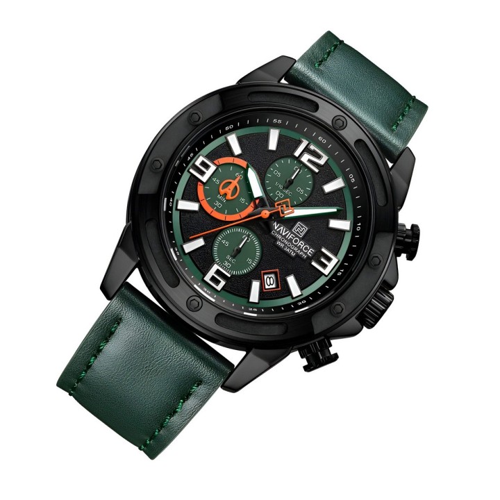 Reloj Naviforce Original Nf8074 Analogo Hombre + Estuche