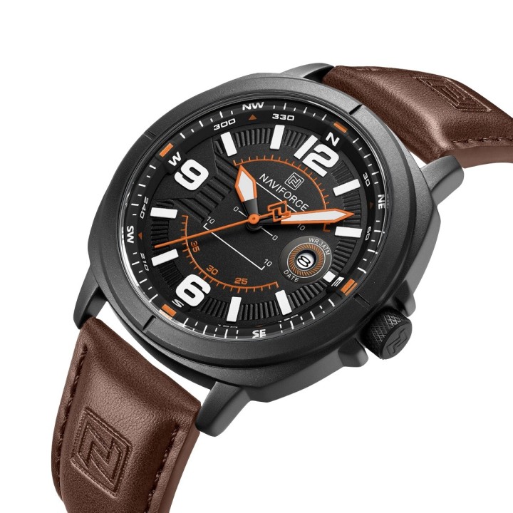 Reloj Naviforce Original Nf8078 Analogo Hombre + Estuche