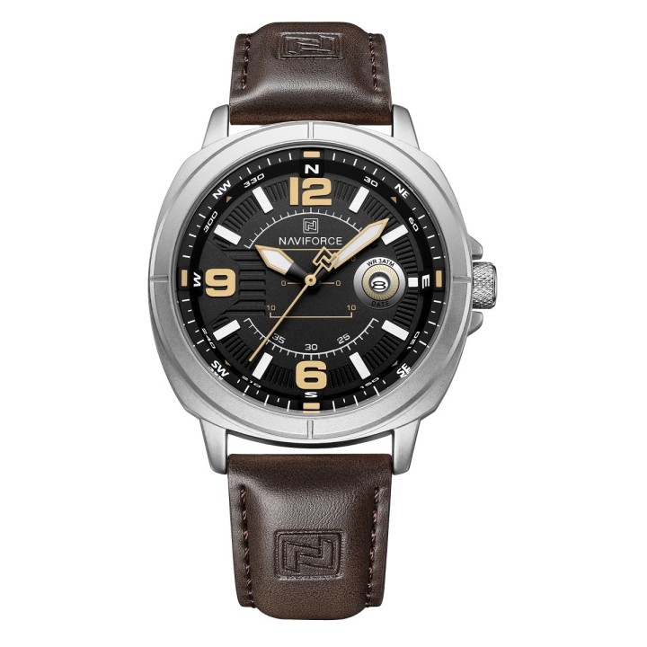 Reloj Naviforce Original Nf8078 Analogo Hombre + Estuche