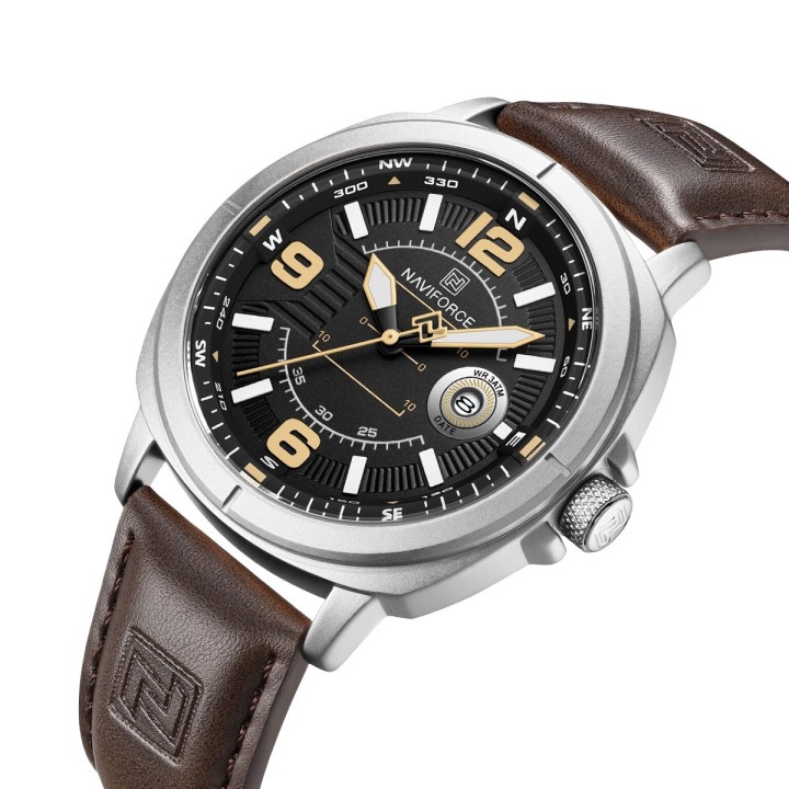 Reloj Naviforce Original Nf8078 Analogo Hombre + Estuche