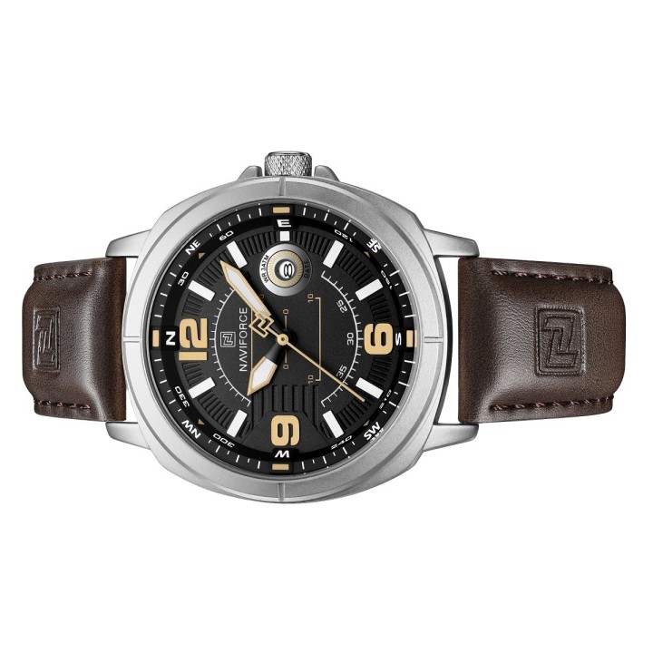 Reloj Naviforce Original Nf8078 Analogo Hombre + Estuche