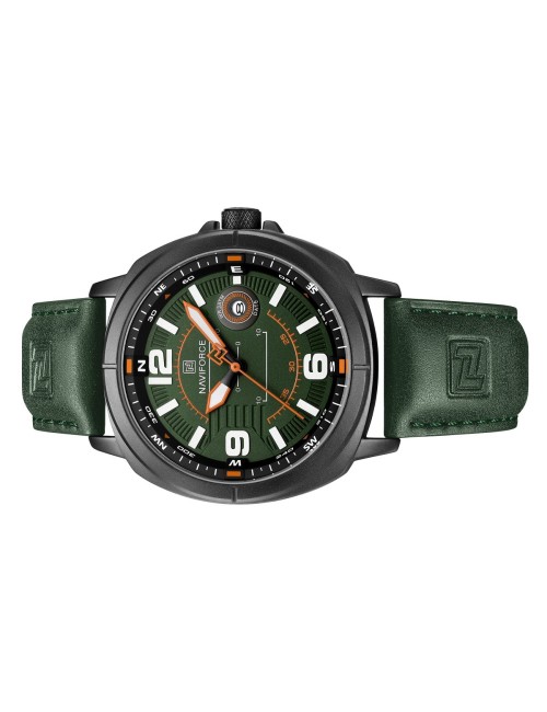 Reloj Naviforce Original Nf8078 Analogo Hombre + Estuche