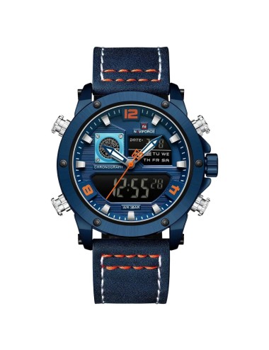 Reloj Naviforce Original Nf9236 Digital Hombre + Estuche