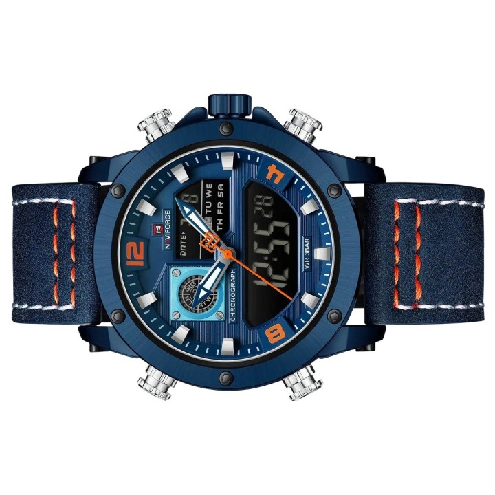 Reloj Naviforce Original Nf9236 Digital Hombre + Estuche