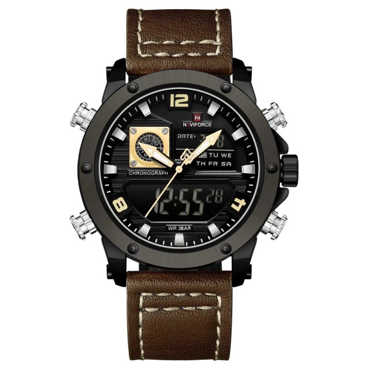 Reloj Naviforce Original Nf9236 Digital Hombre + Estuche
