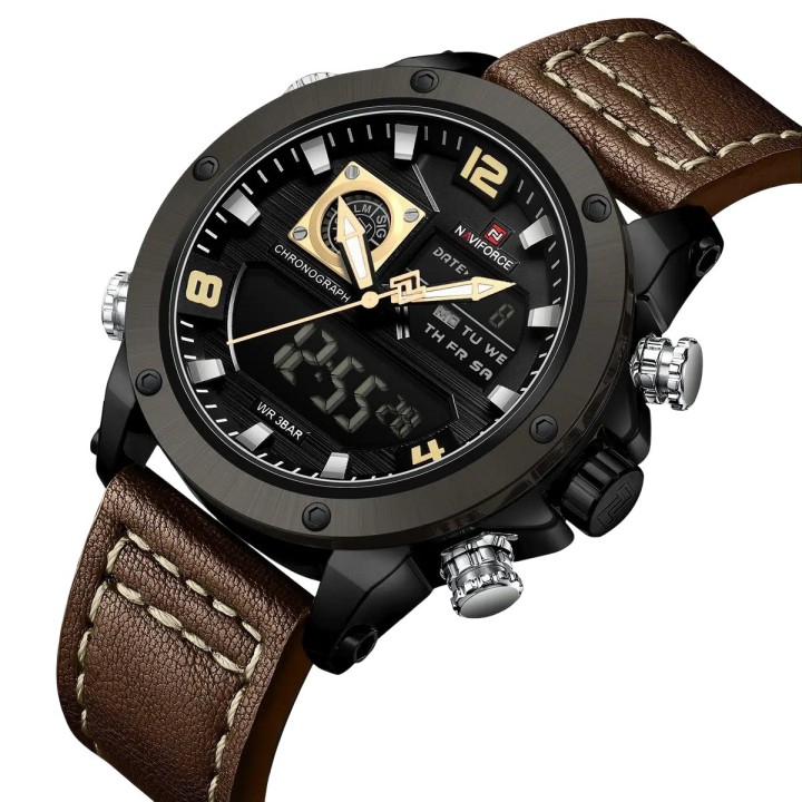 Reloj Naviforce Original Nf9236 Digital Hombre + Estuche