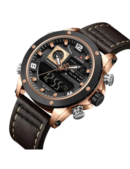 Reloj Naviforce Original Nf9236 Digital Hombre + Estuche