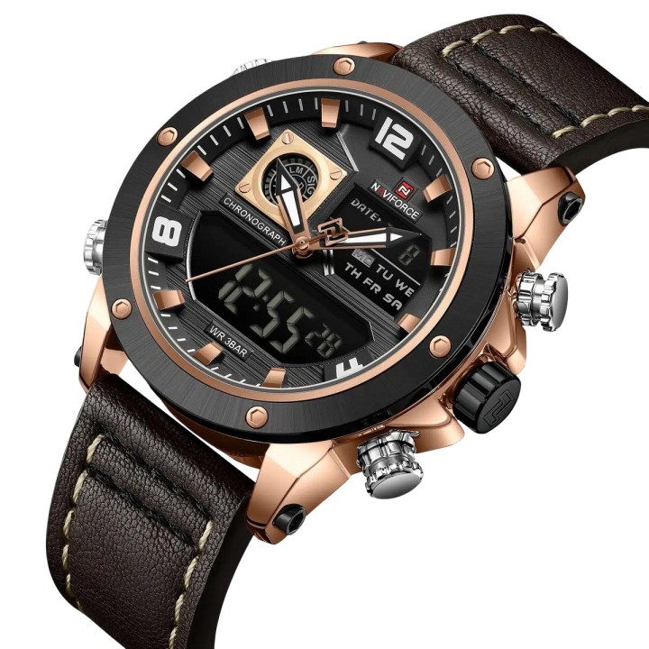 Reloj Naviforce Original Nf9236 Digital Hombre + Estuche