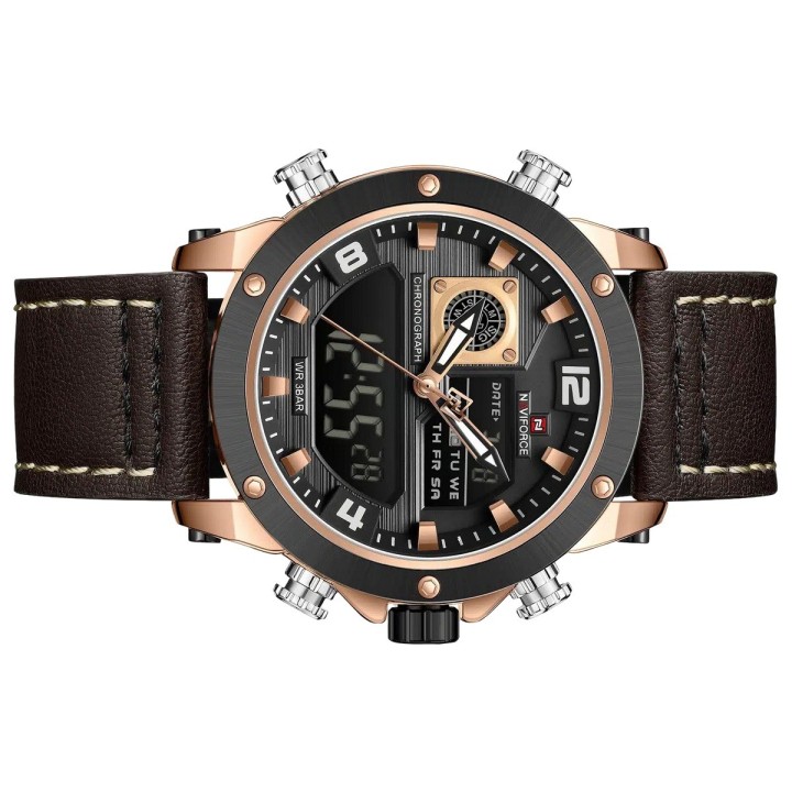 Reloj Naviforce Original Nf9236 Digital Hombre + Estuche