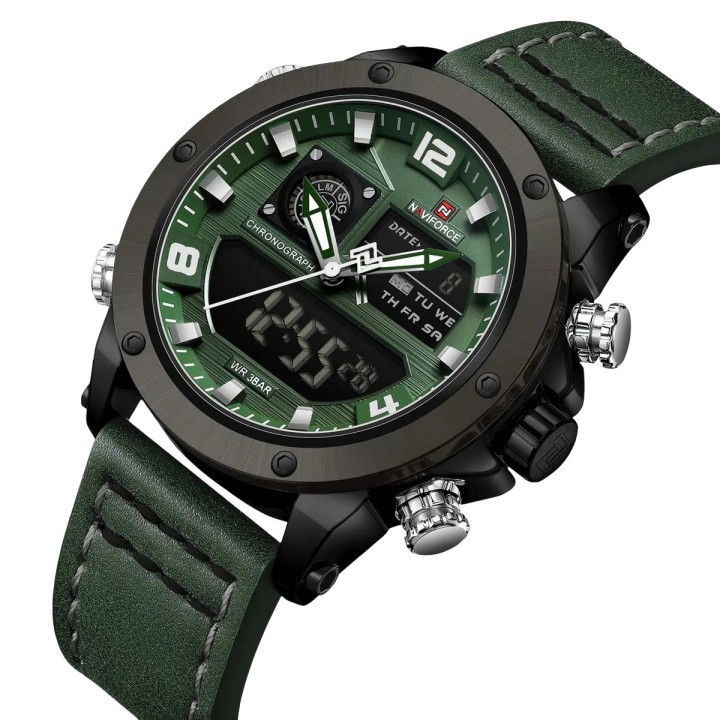 Reloj Naviforce Original Nf9236 Digital Hombre + Estuche