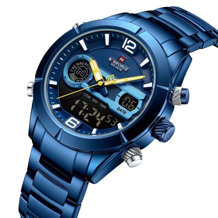 Reloj Naviforce Original Nf9232 Digital Hombre + Estuche