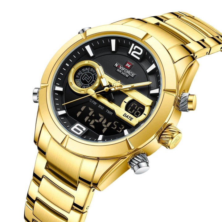 Reloj Naviforce Original Nf9232 Digital Hombre + Estuche