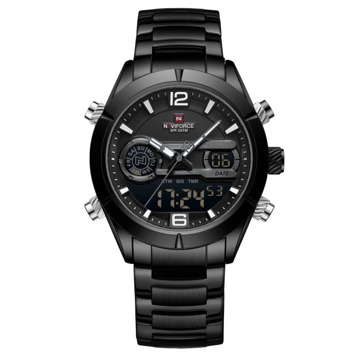 Reloj Naviforce Original Nf9232 Digital Hombre + Estuche