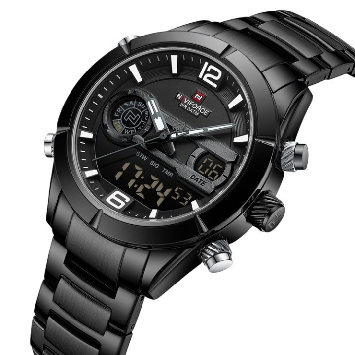 Reloj Naviforce Original Nf9232 Digital Hombre + Estuche