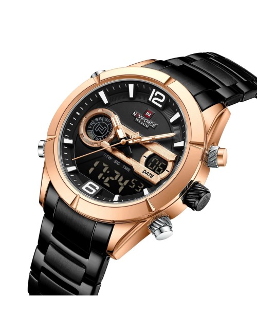 Reloj Naviforce Original Nf9232 Digital Hombre + Estuche
