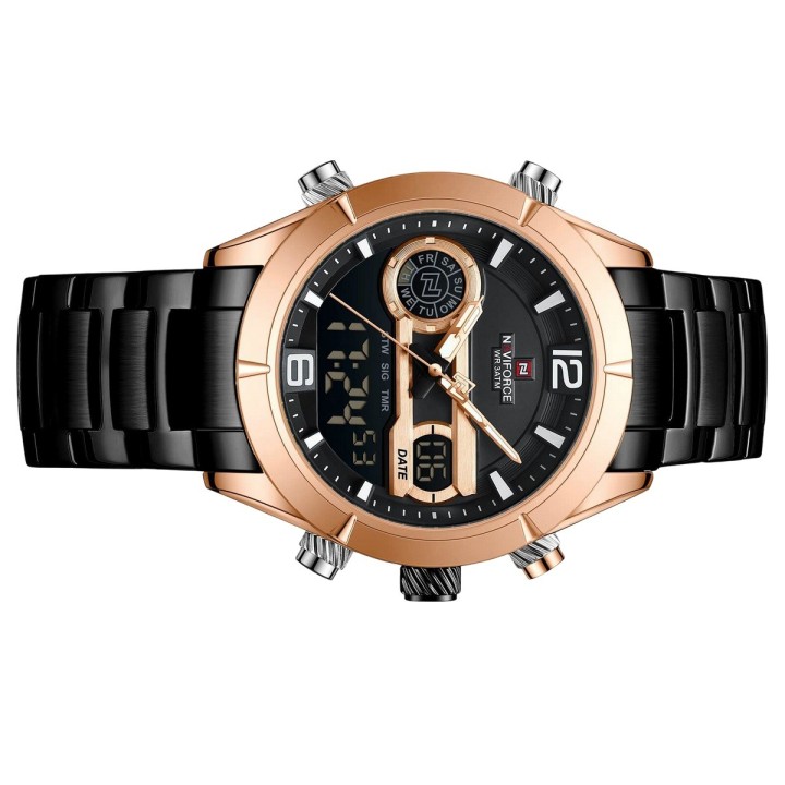 Reloj Naviforce Original Nf9232 Digital Hombre + Estuche
