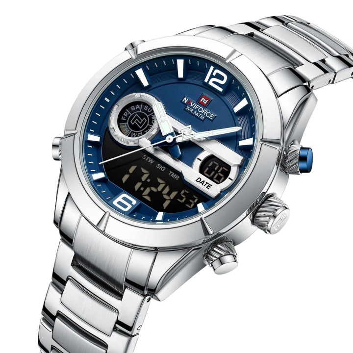 Reloj Naviforce Original Nf9232 Digital Hombre + Estuche