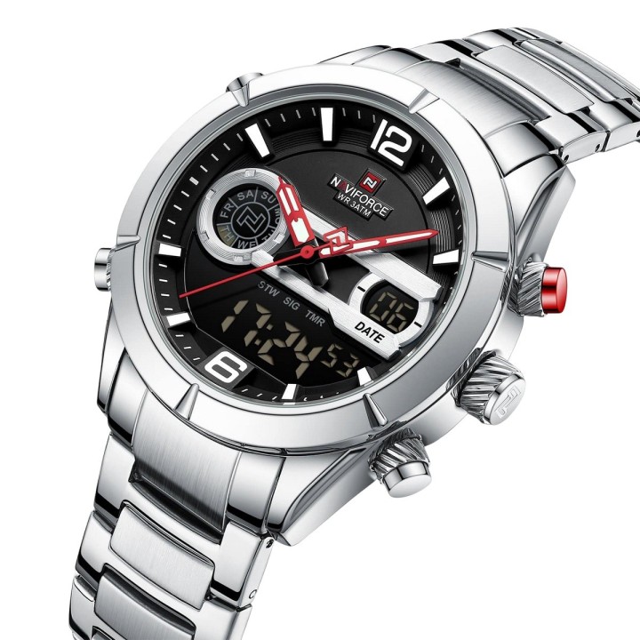 Reloj Naviforce Original Nf9232 Digital Hombre + Estuche