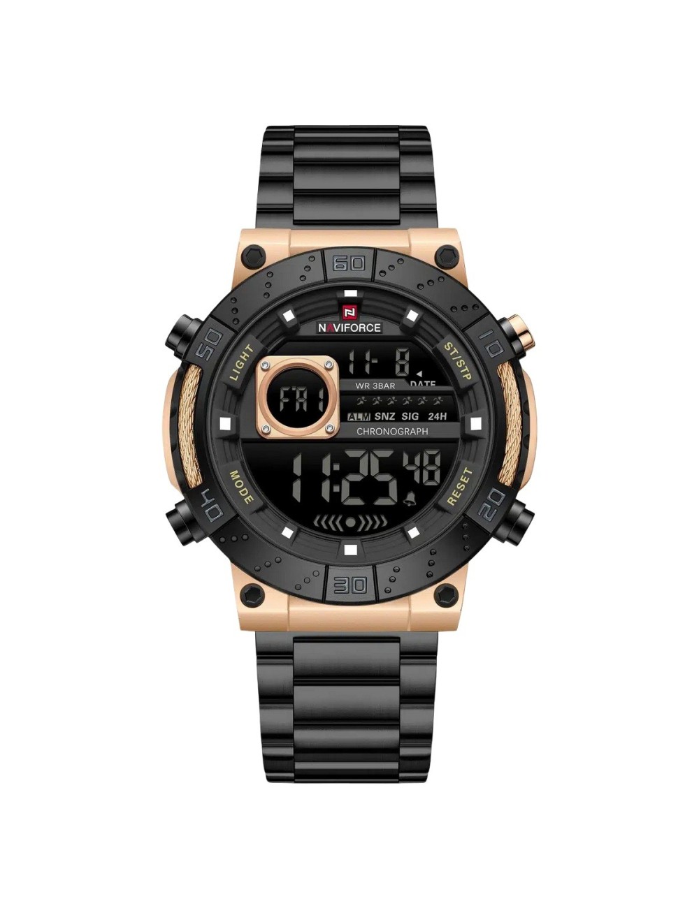 Reloj Naviforce Original Nf9241 Digital Hombre + Estuche