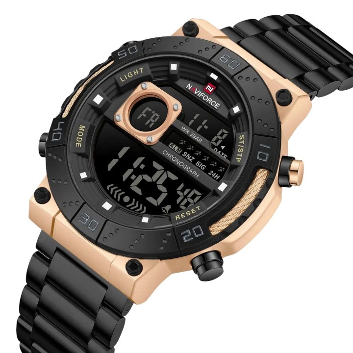 Reloj Naviforce Original Nf9241 Digital Hombre + Estuche