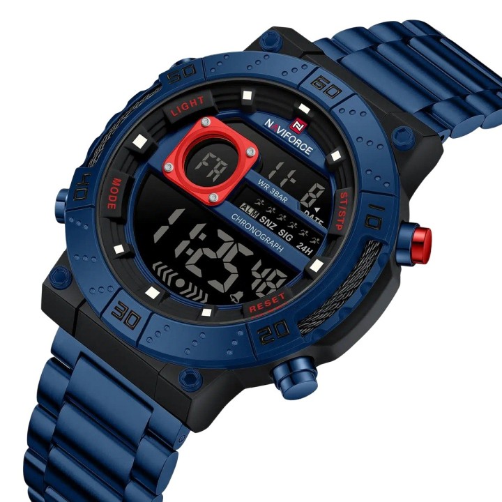 Reloj Naviforce Original Nf9241 Digital Hombre + Estuche