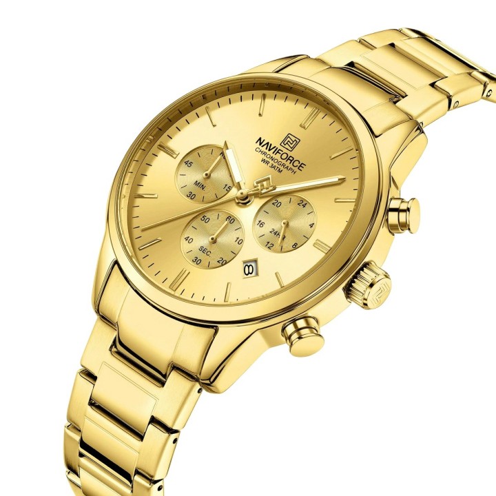 Reloj Naviforce Original Nf8076 Analogo Hombre + Estuche