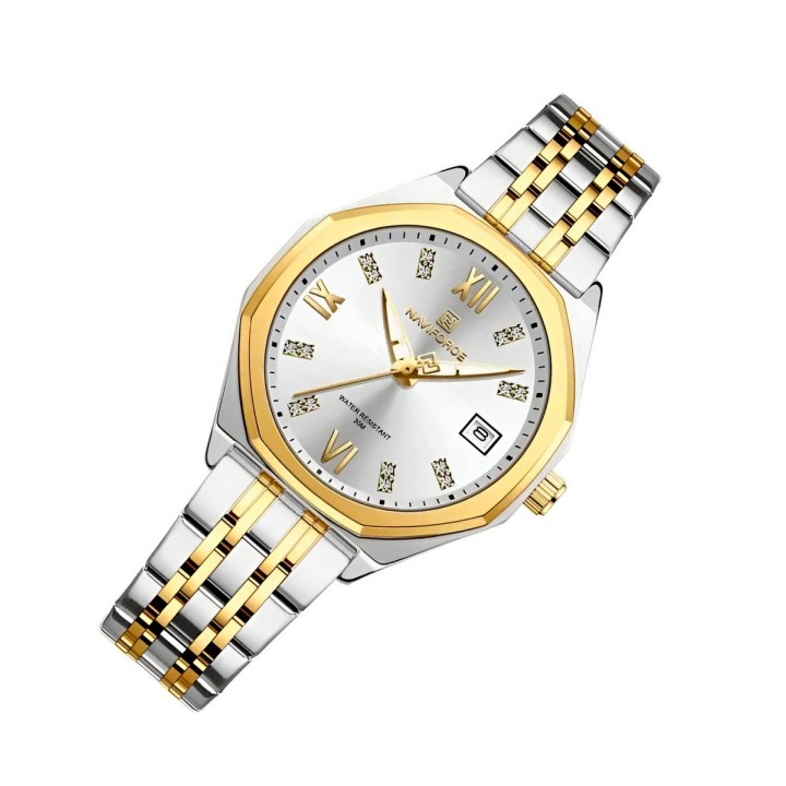 Reloj Naviforce Original Nf5052 Analogo Mujer + Estuche