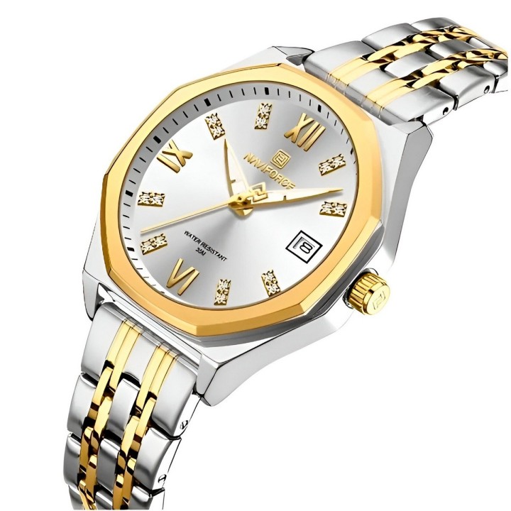 Reloj Naviforce Original Nf5052 Analogo Mujer + Estuche