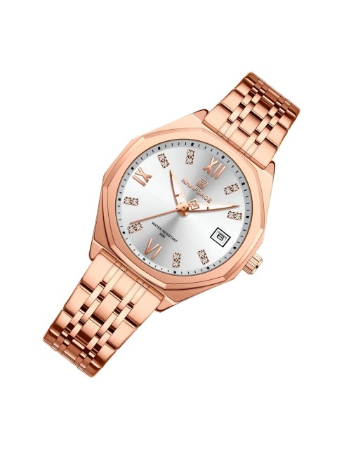 Reloj Naviforce Original Nf5052 Analogo Mujer + Estuche