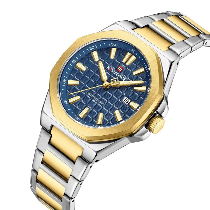 Reloj Naviforce Original Nf9258 Analogo Hombre + Estuche
