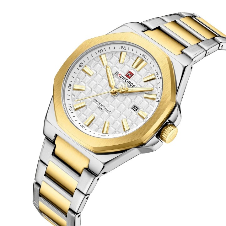 Reloj Naviforce Original Nf9258 Analogo Hombre + Estuche