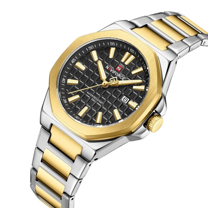Reloj Naviforce Original Nf9258 Analogo Hombre + Estuche