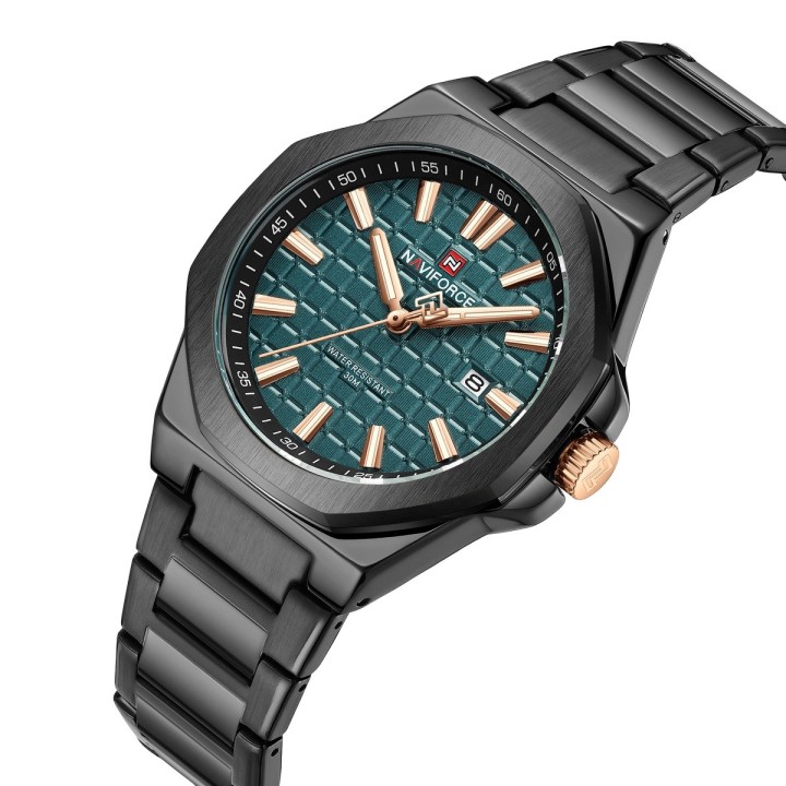 Reloj Naviforce Original Nf9258 Analogo Hombre + Estuche