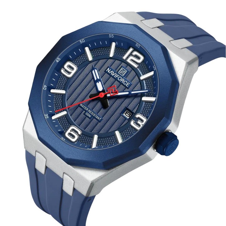 Reloj Naviforce Original Nf8079 Analogo Hombre + Estuche