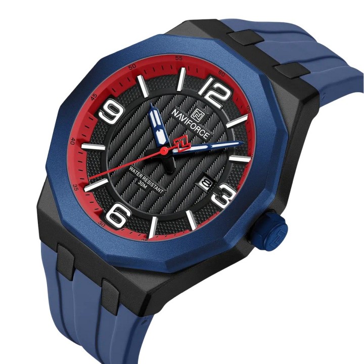 Reloj Naviforce Original Nf8079 Analogo Hombre + Estuche