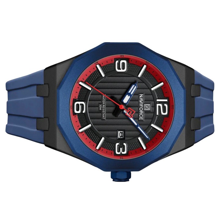 Reloj Naviforce Original Nf8079 Analogo Hombre + Estuche