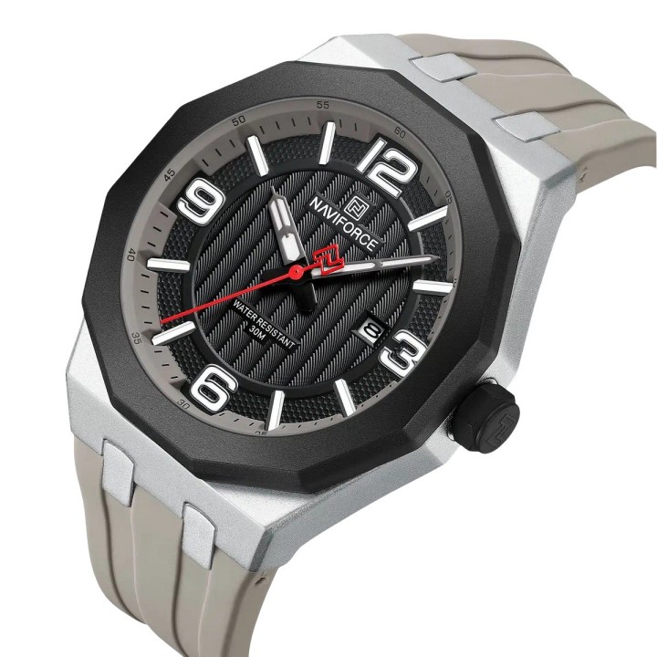Reloj Naviforce Original Nf8079 Analogo Hombre + Estuche