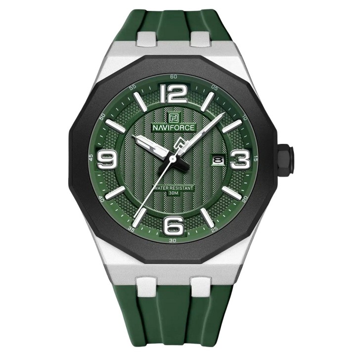 Reloj Naviforce Original Nf8079 Analogo Hombre + Estuche