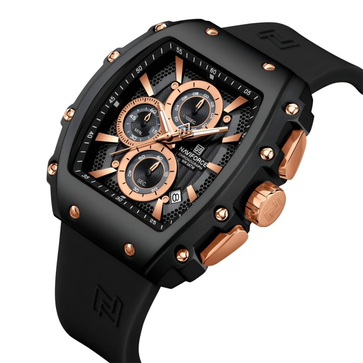 Reloj Naviforce Original Nf8070 Analogo Hombre + Estuche