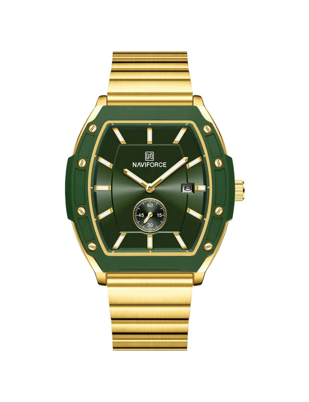 Reloj Naviforce Original Nf8068 Analogo Hombre + Estuche