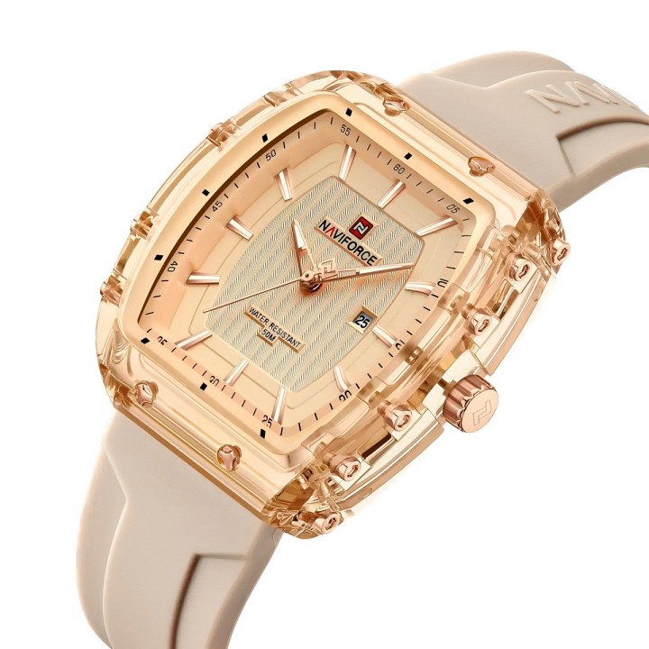 Reloj Naviforce Original Nf7124 Analogo Mujer + Estuche
